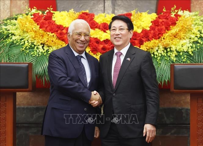 Chủ tịch nước Lương Cường và Chủ tịch Hội đồng châu Âu António Costa tại Hà Nội ngày 29/01/2026